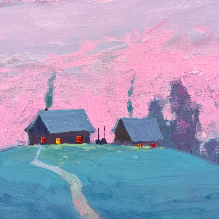 Original Contemporary Landscape Painting by Andrii Kovalyk 