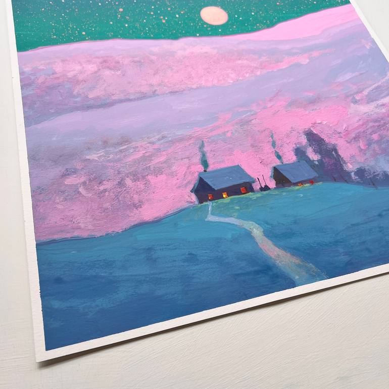 Original Contemporary Landscape Painting by Andrii Kovalyk 