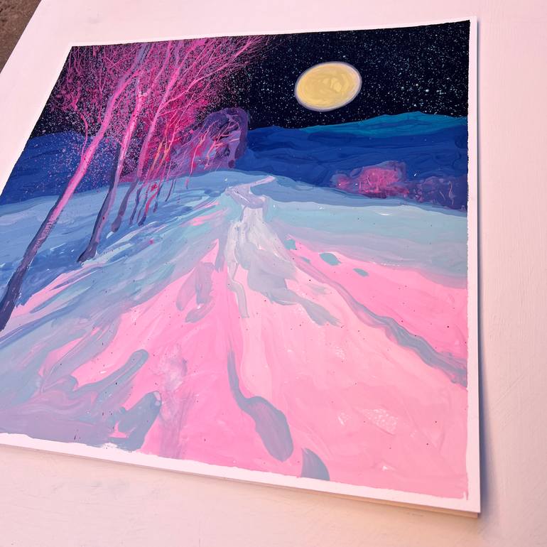 Original Contemporary Landscape Painting by Andrii Kovalyk 