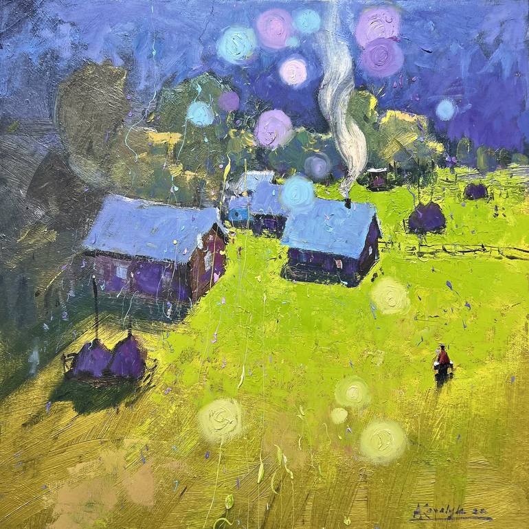 Original Impressionism Landscape Paintings by Andrii Kovalyk