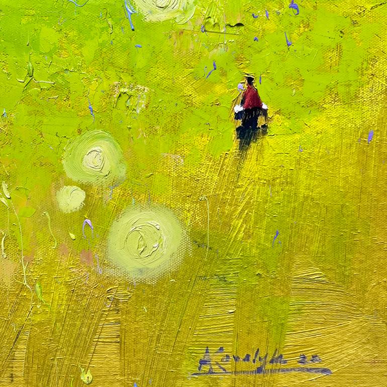 Original Impressionism Landscape Painting by Andrii Kovalyk 