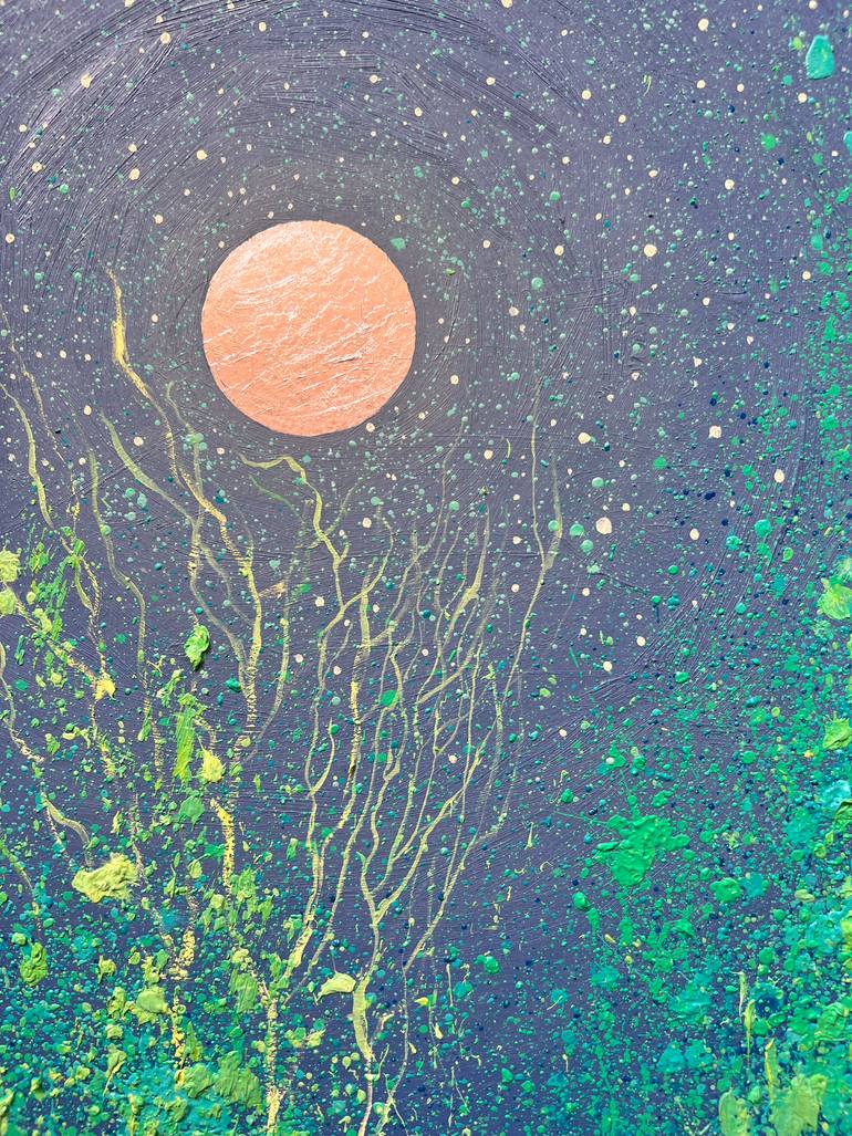 Original Impressionism Landscape Painting by Andrii Kovalyk 