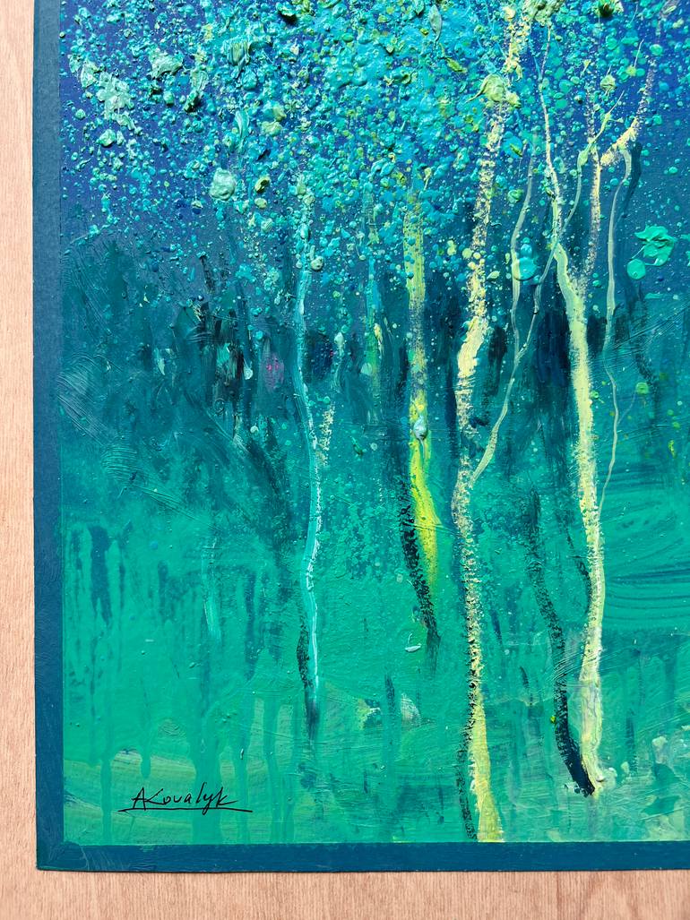 Original Impressionism Landscape Painting by Andrii Kovalyk 