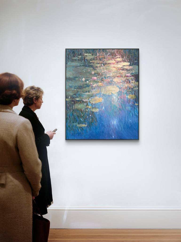 Original Impressionism Landscape Painting by Andrii Kovalyk 