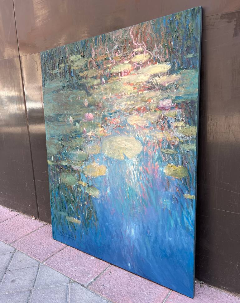 Original Impressionism Landscape Painting by Andrii Kovalyk 