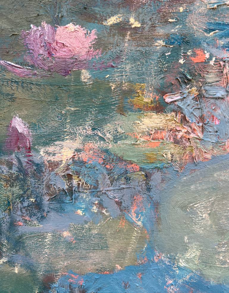 Original Impressionism Landscape Painting by Andrii Kovalyk 