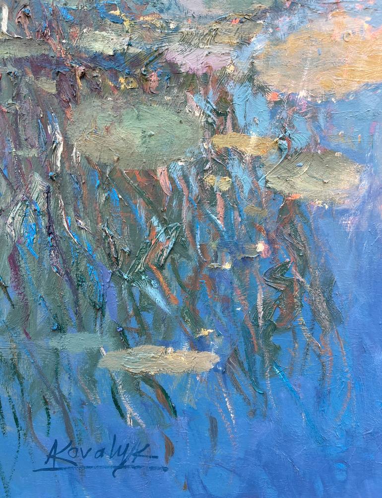 Original Impressionism Landscape Painting by Andrii Kovalyk 