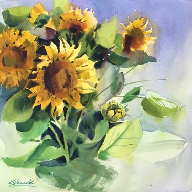 Print of Expressionism Botanic Paintings by Andrii Kovalyk