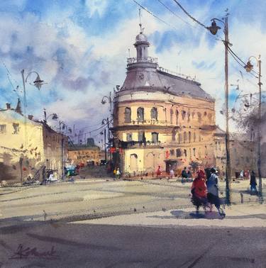 Print of Architecture Paintings by Andrii Kovalyk