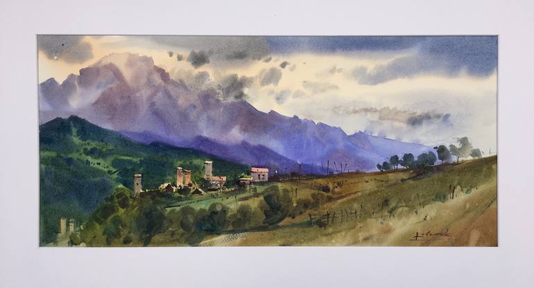 Original Landscape Painting by Andrii Kovalyk 