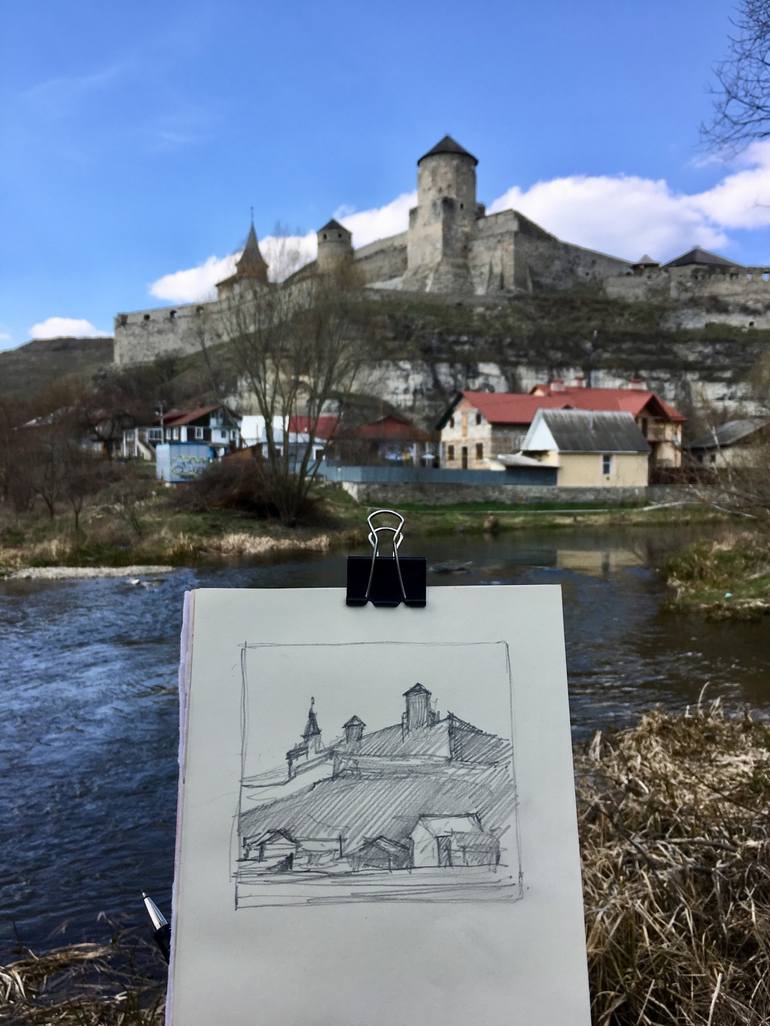 Original Abstract Expressionism Abstract Painting by Andrii Kovalyk 