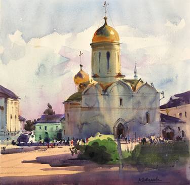 Original Architecture Paintings by Andrii Kovalyk