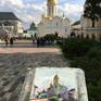 Painting from nature in Sergiev Posad 