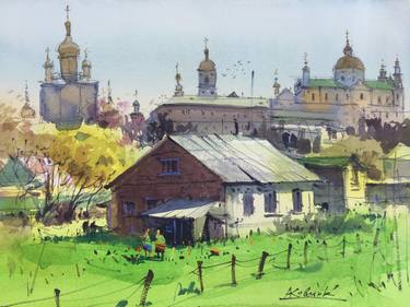 Print of Documentary Cities Paintings by Andrii Kovalyk
