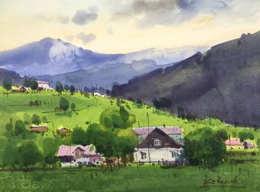 Original Fine Art Landscape Paintings by Andrii Kovalyk
