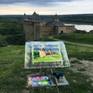 Painting from nature in Khotyn