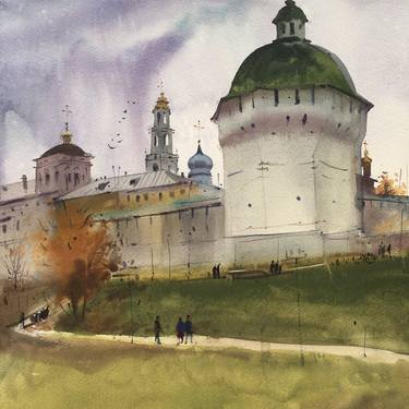 Original Architecture Paintings by Andrii Kovalyk
