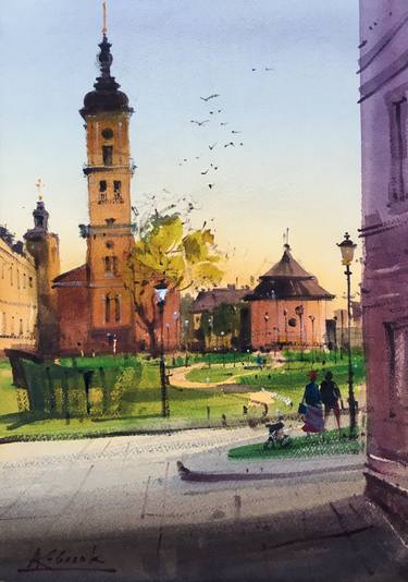 Print of Architecture Paintings by Andrii Kovalyk