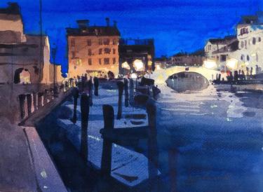 Night "little Venice", Chioggia thumb