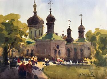 Print of Expressionism Cities Paintings by Andrii Kovalyk