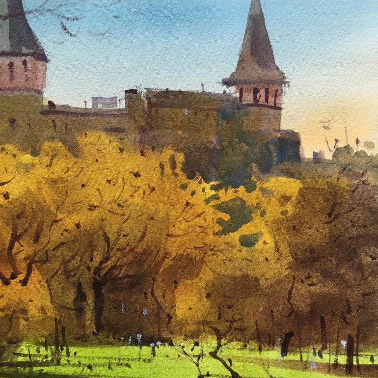 Original Landscape Painting by Andrii Kovalyk 