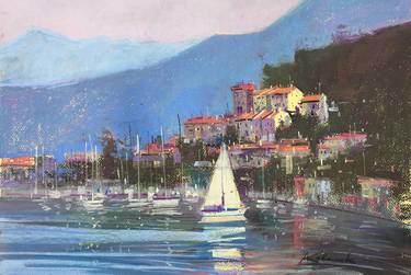 Print of Realism Yacht Paintings by Andrii Kovalyk