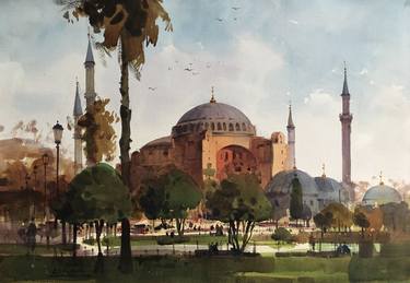 Print of Fine Art Cities Paintings by Andrii Kovalyk