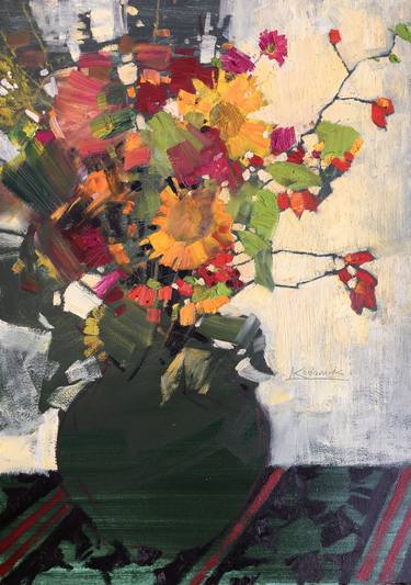 Original Abstract Still Life Paintings by Andrii Kovalyk
