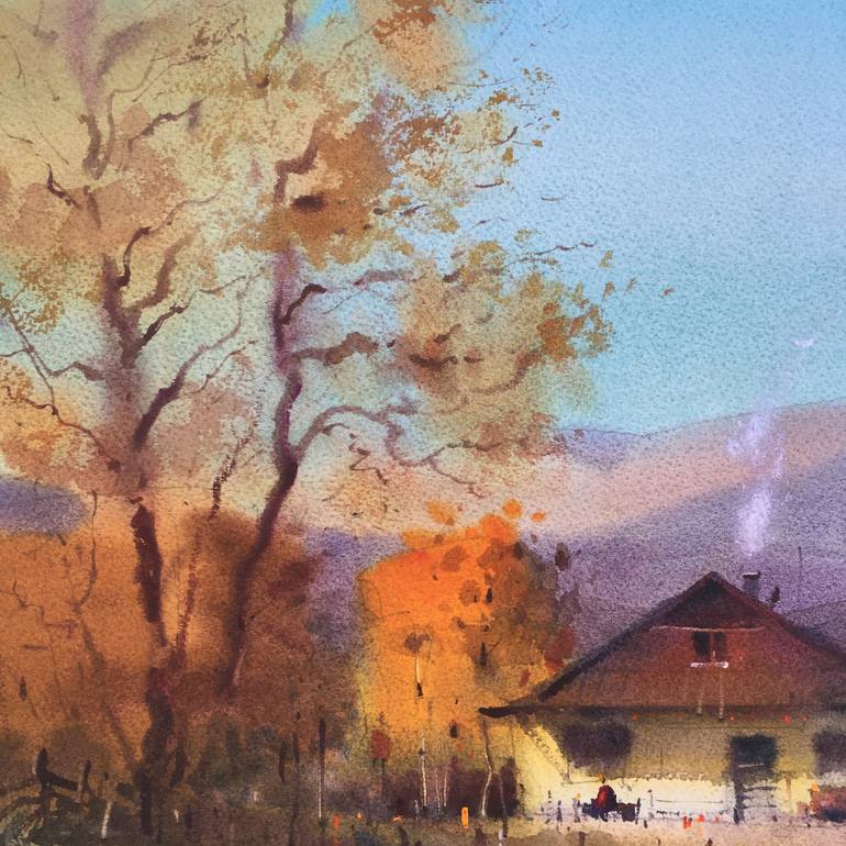 Original Landscape Painting by Andrii Kovalyk 