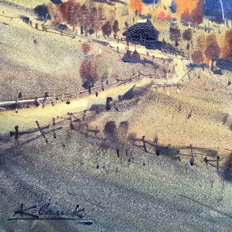 Original Landscape Painting by Andrii Kovalyk 