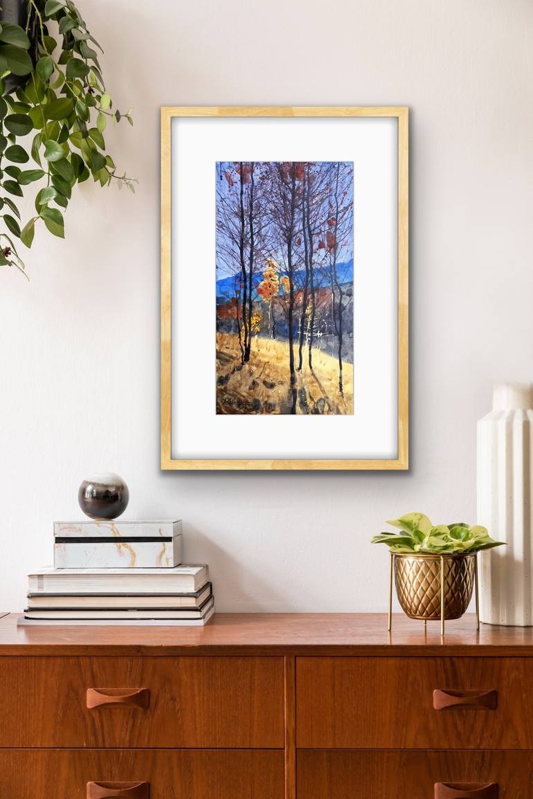 Original Abstract Landscape Painting by Andrii Kovalyk 