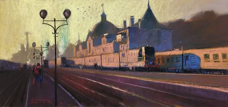 Print of Impressionism Architecture Drawings by Andrii Kovalyk