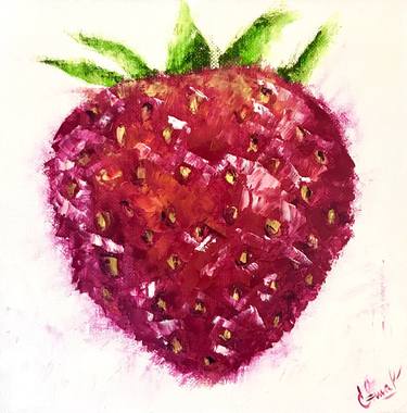 STRAWBERRY, oil painting on canvas, 2019 (original) thumb
