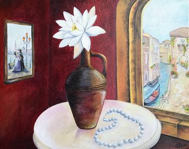 Print of Art Deco Floral Paintings by Svetlana Shavrina