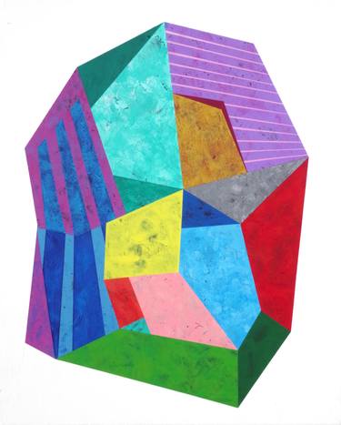 Original Abstract Architecture Paintings by Indrajeet Chandrachud