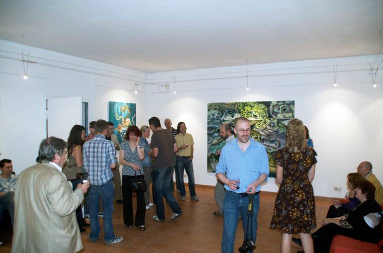 Original Conceptual Nature Painting by Lisa Goldfarb