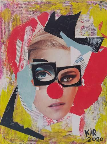 "Clown" collage by Kirill Piskunov thumb