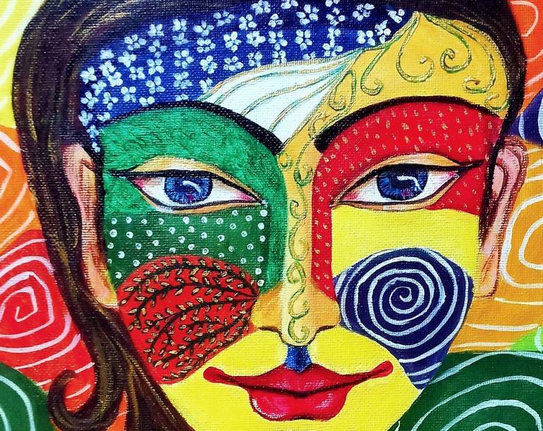 Original Expressionism Abstract Painting by Sudeshna Sarkar
