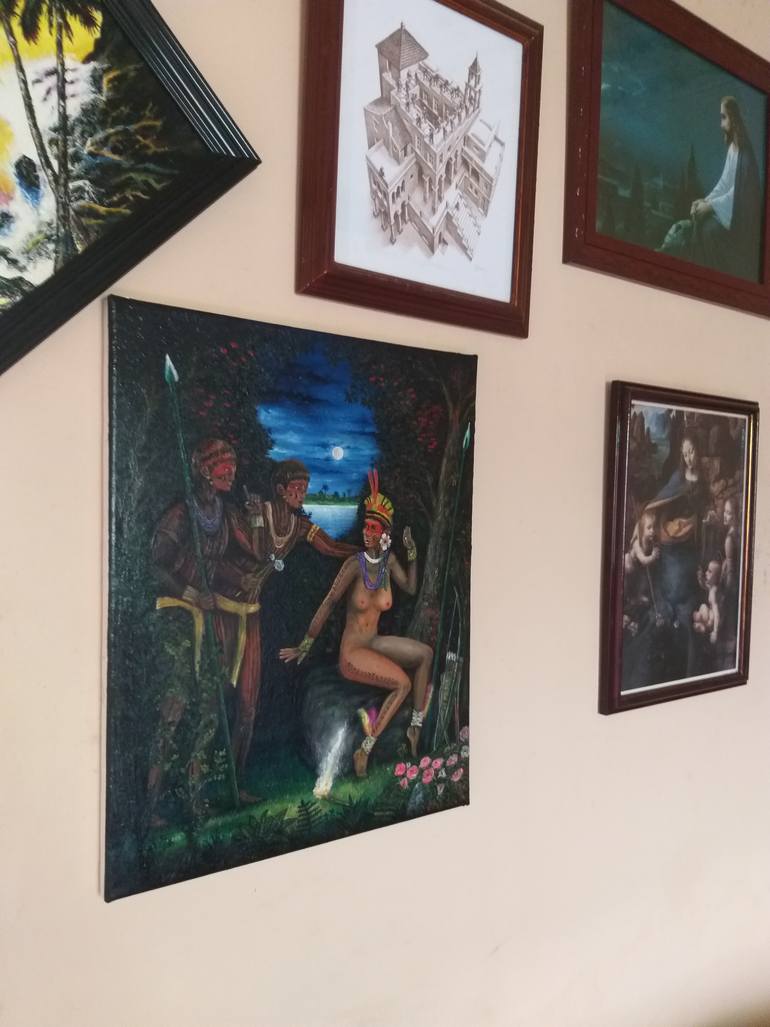 Original Figurative Other Painting by Aldo Camargo