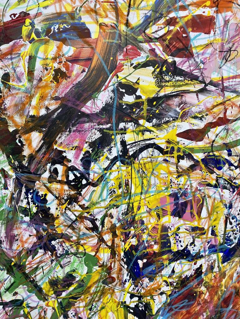 Original Abstract Expressionism Abstract Painting by Jakob Gold