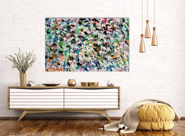 Original Pop Art Abstract Painting by Jakob Gold