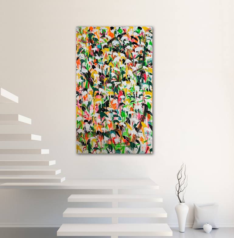 Original Pop Art Abstract Painting by Jakob Gold