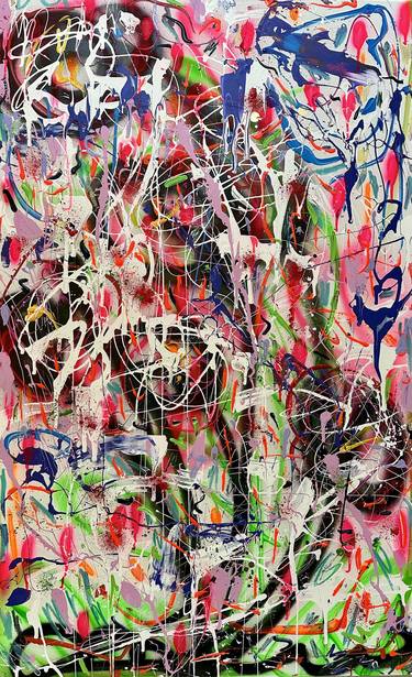 Original Pop Art Abstract Paintings by Jakob Gold