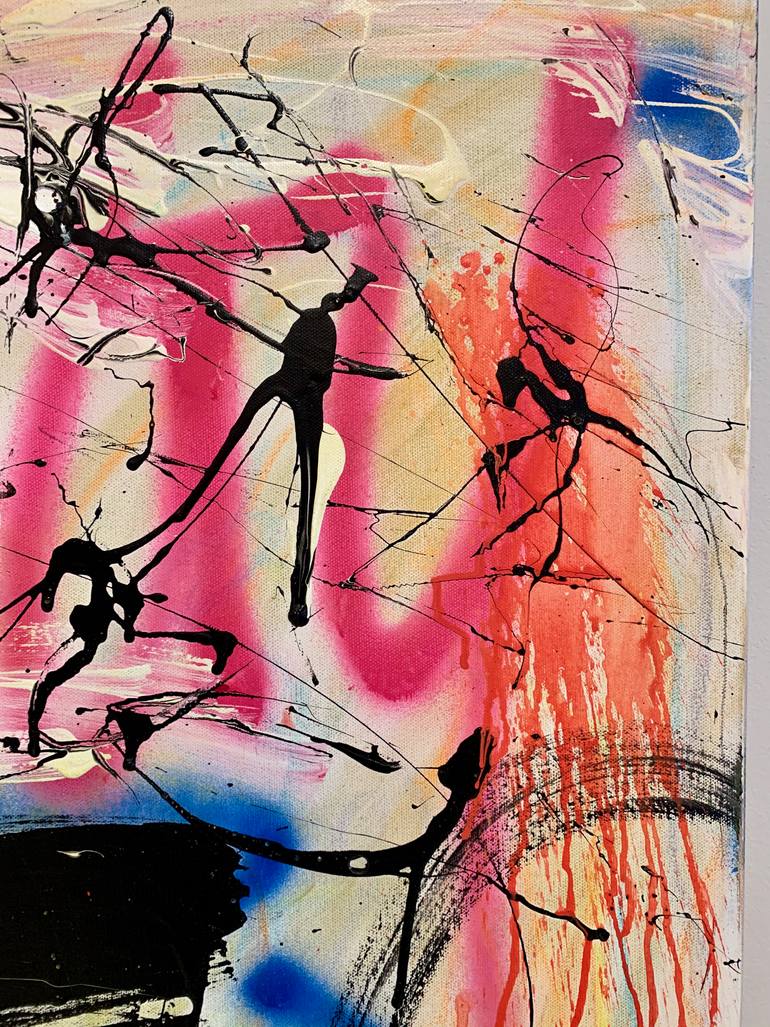Original Abstract Expressionism Abstract Painting by Jakob Gold