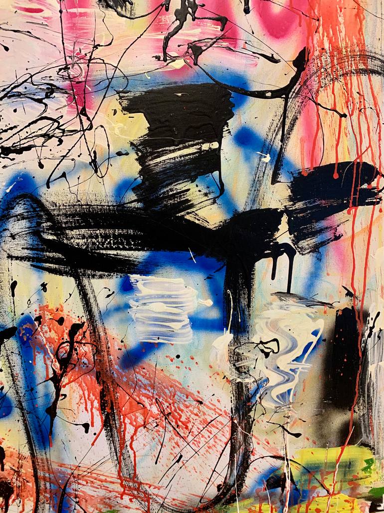 Original Abstract Expressionism Abstract Painting by Jakob Gold
