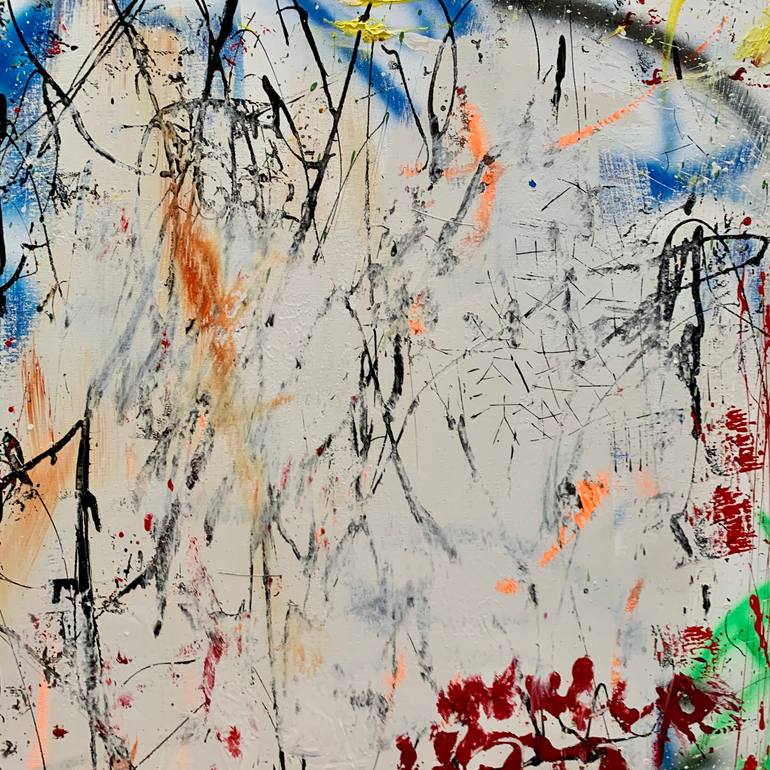 Original Abstract Expressionism Abstract Painting by Jakob Gold