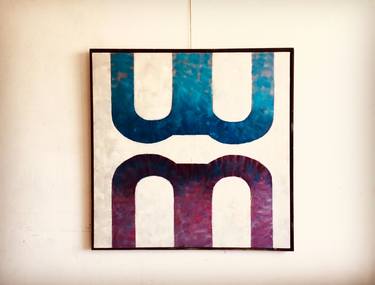 Original Abstract Painting by Johannes Van Uden