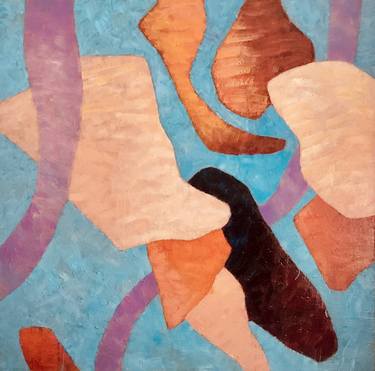 Original Abstract Painting by Johannes Van Uden