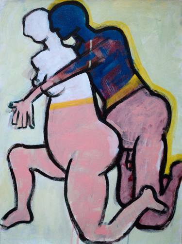 Original Figurative Family Paintings by Johannes Van Uden