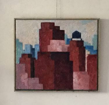 Original Figurative Architecture Paintings by Johannes Van Uden